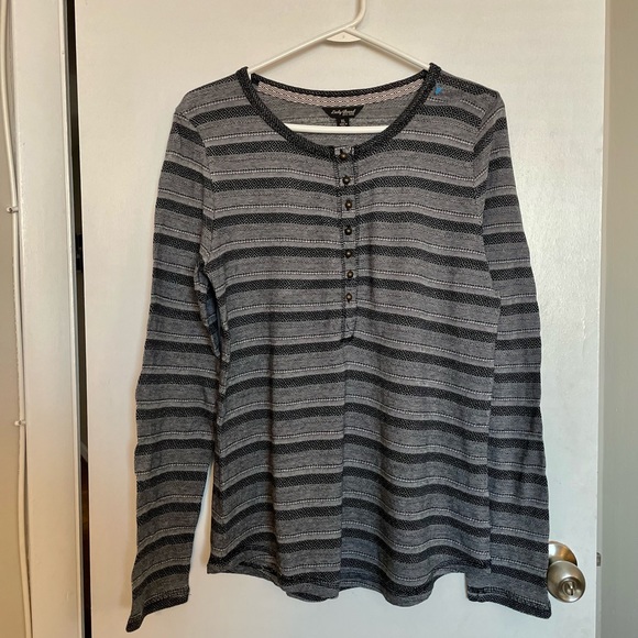 Lucky Brand Soft Ikat Henley - Size XL - Picture 1 of 10